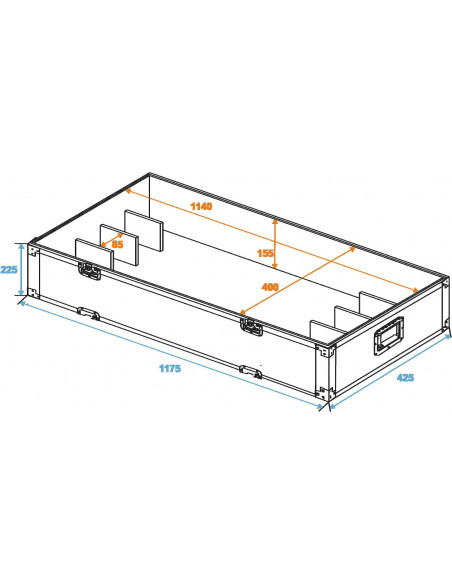 ROADINGER Extension Module Flightcase 31001090