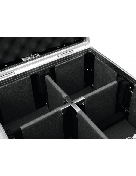 ROADINGER Flightcase 4x AKKU UP-4