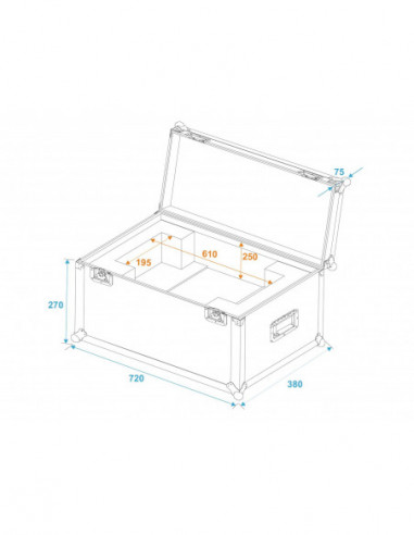 ROADINGER Flightcase SL-160/SL-350