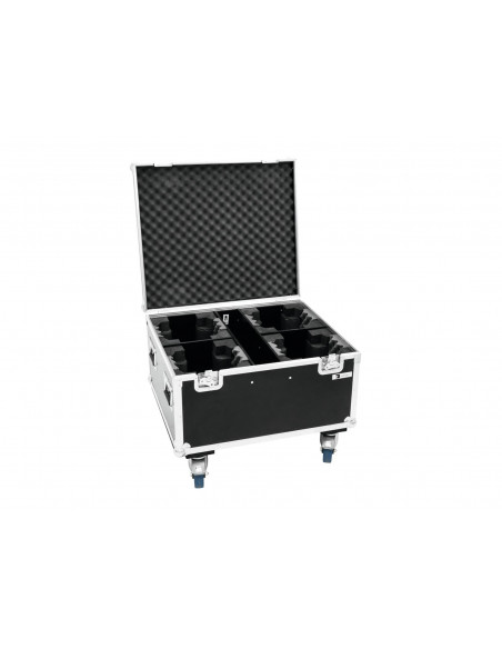 ROADINGER Flightcase 4x TMH FE-600 with wheels