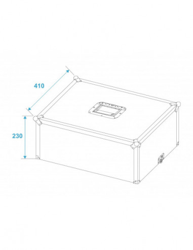 ROADINGER Flightcase NSF-350
