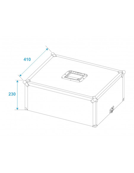 ROADINGER Flightcase NSF-350