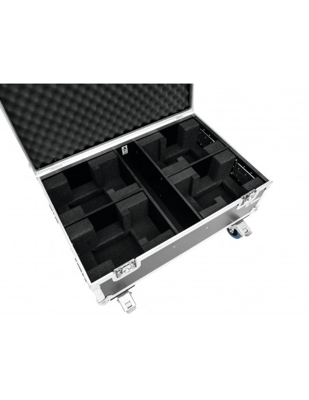 ROADINGER Flightcase 4x THA-40 PC with wheels