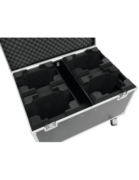 ROADINGER Flightcase 4x TMH-X5 with wheels