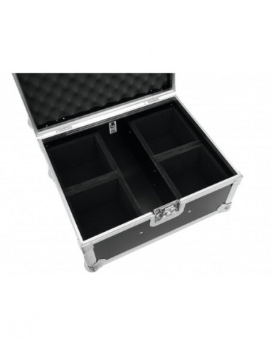ROADINGER Flightcase 4x AKKU UP 4 QCL...