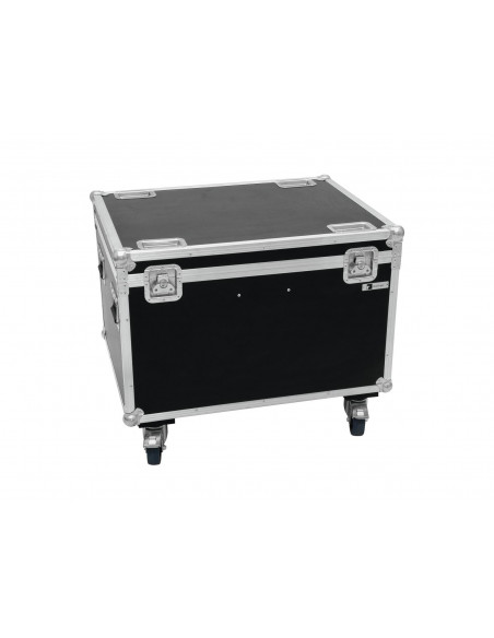 ROADINGER Flightcase 4x LED THA-100F/THA-120PC with wheels