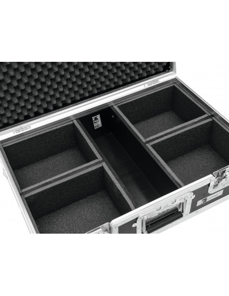 ROADINGER Flightcase 4x LED IP PAR 3x12W HCL