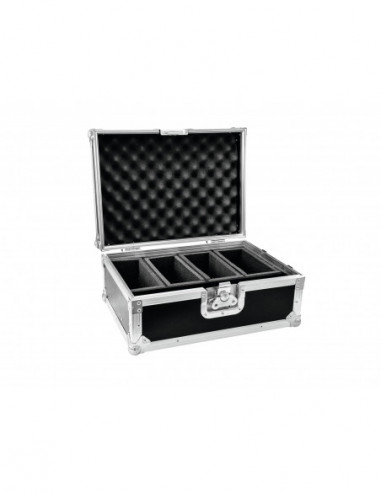 ROADINGER Flightcase 4x AKKU Flat...