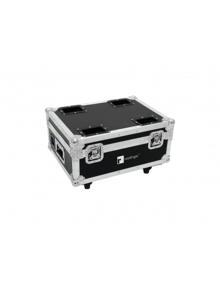 ROADINGER Flightcase 4x AKKU UP-4 QuickDMX with charging function
