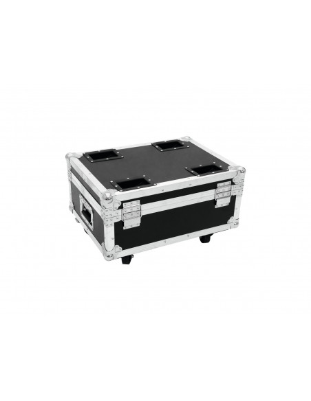 ROADINGER Flightcase 4x AKKU UP-4 QuickDMX with charging function