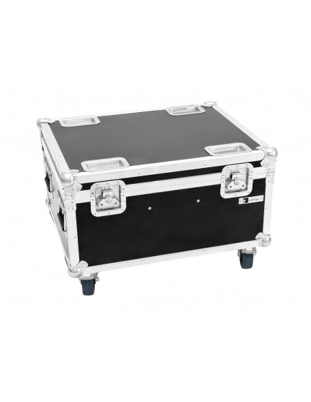 ROADINGER Flightcase 4x LED IP PAR 12x12W HCL with wheels