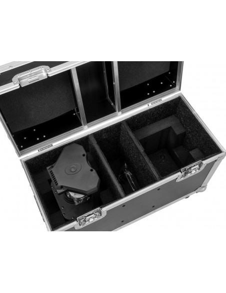ROADINGER Flightcase 2x LED TSL-150