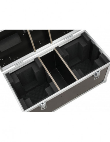 ROADINGER Flightcase 2x LED TMH-17