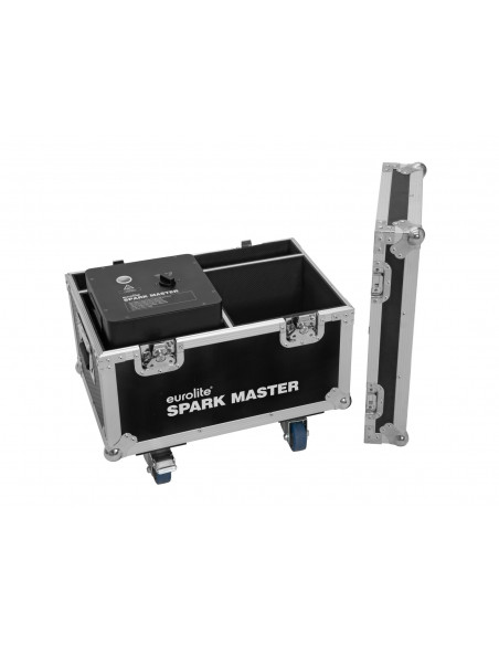 ROADINGER Flightcase 2x Spark Master with wheels