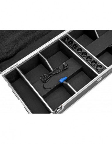 ROADINGER Flightcase 8x AKKU IP UP-4...