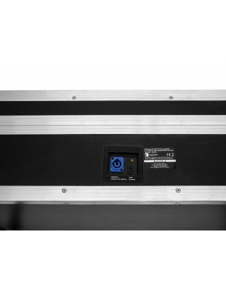 ROADINGER Flightcase 8x AKKU IP UP-4 QuickDMX with charging function