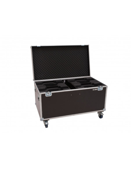 ROADINGER Flightcase 4x LED TMH-X10