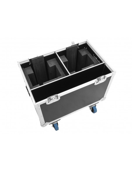 ROADINGER Flightcase 2x LED TMH-75