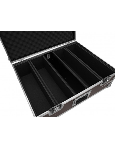 ROADINGER Flightcase 4x LED CBB-4