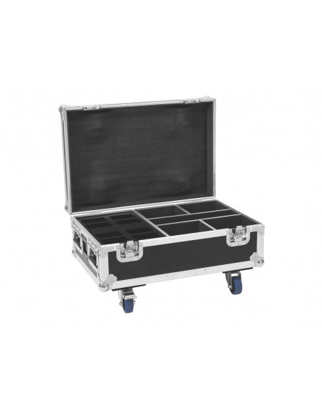 ROADINGER Flightcase 4x AKKU IP UP-4 Plus HCL Spot WDMX with Charging Function