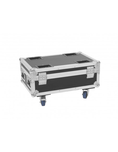 ROADINGER Flightcase 4x AKKU IP UP-4 Plus HCL Spot WDMX with Charging Function