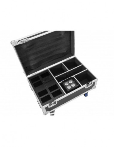 ROADINGER Flightcase 4x AKKU IP UP-4...