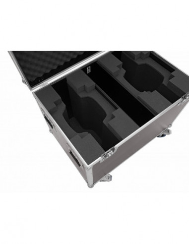 ROADINGER Flightcase 2x LED TMH-X10