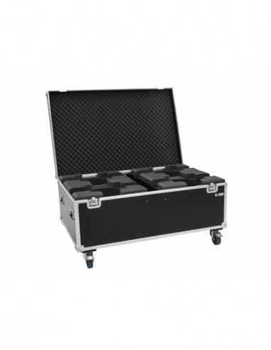 ROADINGER Flightcase 4x LED TMH-X19...