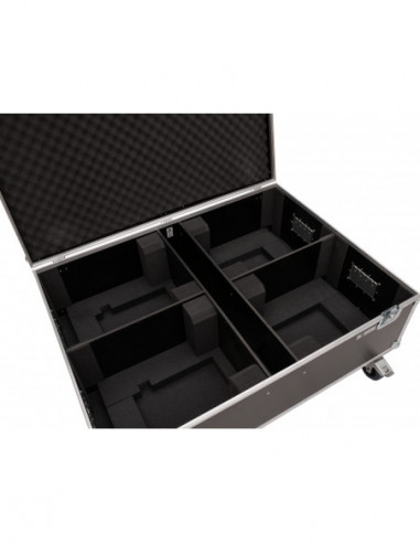 ROADINGER Flightcase 4x LED THA-150F...