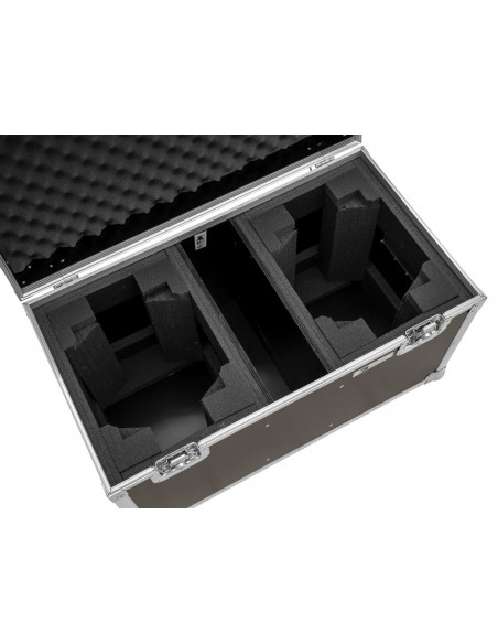 ROADINGER Flightcase 2x LED TMH-X4