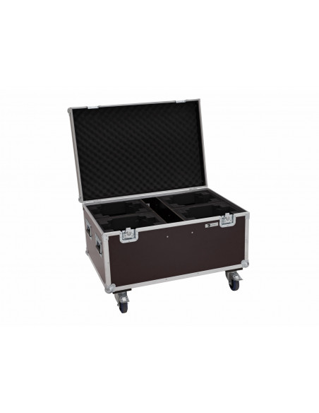 ROADINGER Flightcase 4x LED TMH-X4