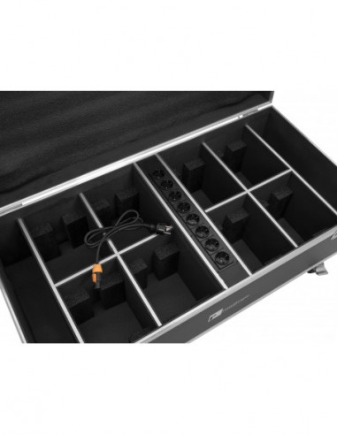 ROADINGER Flightcase 8x AKKU IP PAR 7...