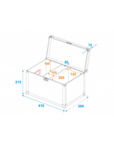 ROADINGER Flightcase 2 x LED CBB-2... ROADINGER Flightcase 2 x LED CBB-2...