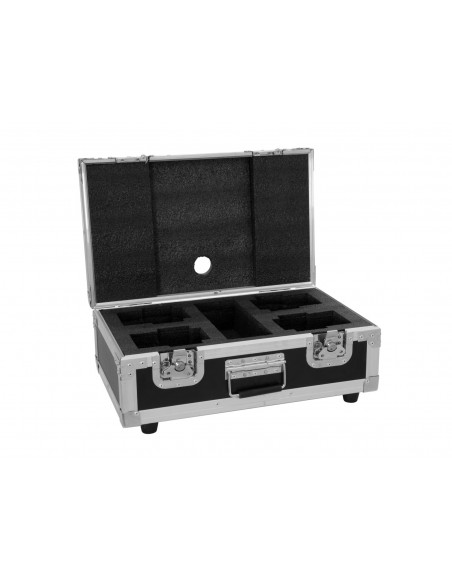 ROADINGER Flightcase 4x AKKU Dot 1 RGB/WW QuickDMX
