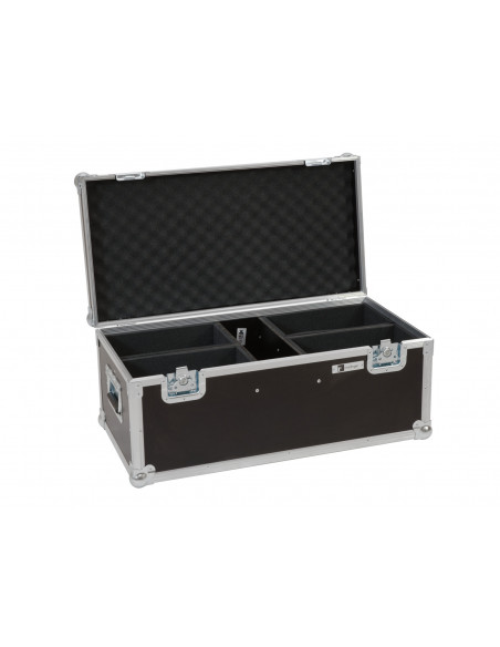ROADINGER Flightcase 4x LED CBB-2WW/CW fairlight