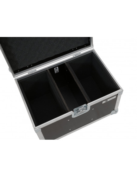 ROADINGER Flightcase 2x LED CBB-2WW/CW