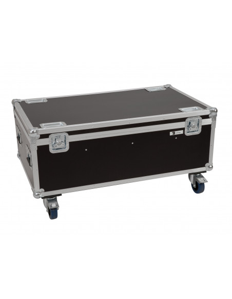 ROADINGER Flightcase 8x LED IP PAR 7x8W QCL/7x9W SCL with wheels