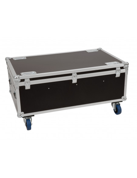 ROADINGER Flightcase 8x LED IP PAR 7x8W QCL/7x9W SCL with wheels