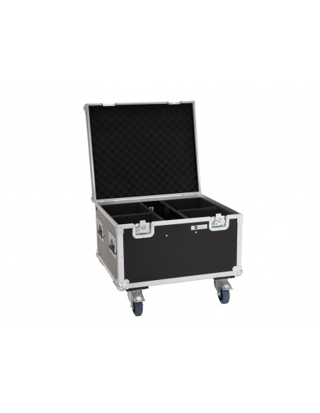 ROADINGER Flightcase 4x LED IP PAR 7x8W QCL/7x9W SCL with wheels