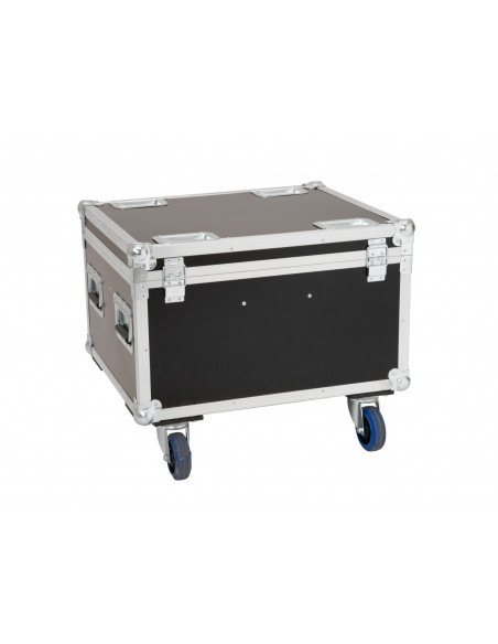 ROADINGER Flightcase 4x LED IP PAR 7x8W QCL/7x9W SCL with wheels