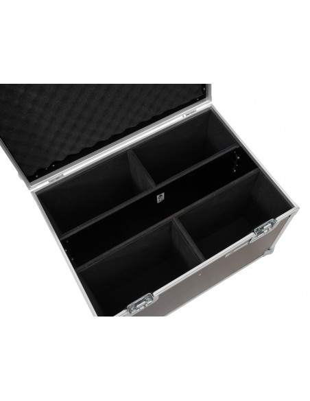 ROADINGER Flightcase 4x LED IP PAR 12x8W QCL/12x9 SQL Spot