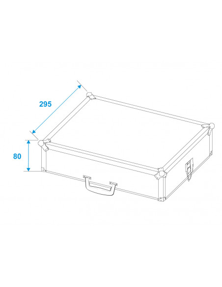 ROADINGER Flightcase 1x Easy Show