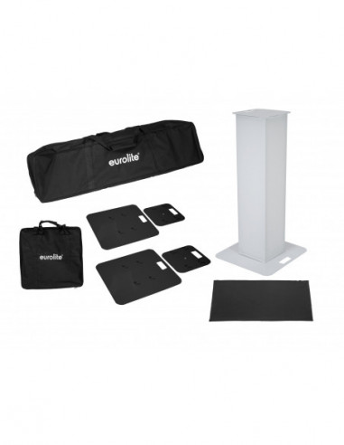 EUROLITE 2x Stage Stand 100cm incl. Cover and Bag, black