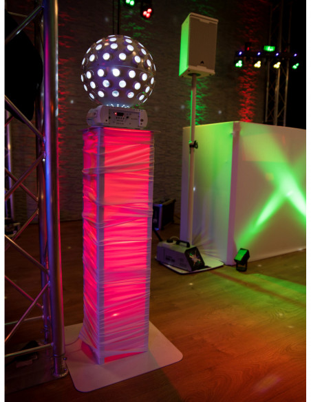 EUROLITE 2x Stage Stand variable incl. Cover and Bag, white