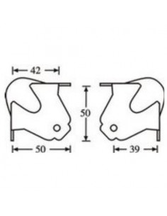 Canto semi bola médio 3 pernas 2