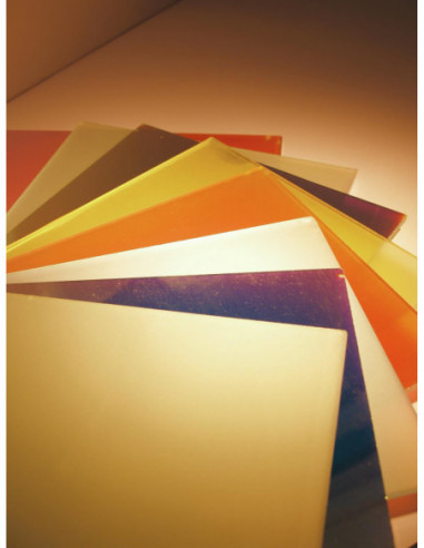 EUROLITE Dichro, red, frosted, 165x132mm