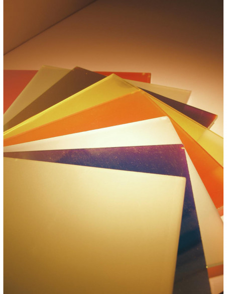 EUROLITE Dichro, light green, frost, 165x132mm