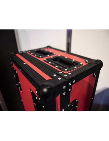 ROADINGER Flightcase 4x LED Umbrella