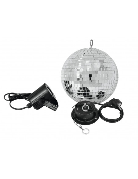 EUROLITE Mirror Ball Set 20cm with LED Spot