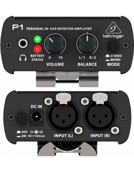 BEHRINGER Amplificador Auscultadores Powerplay P1